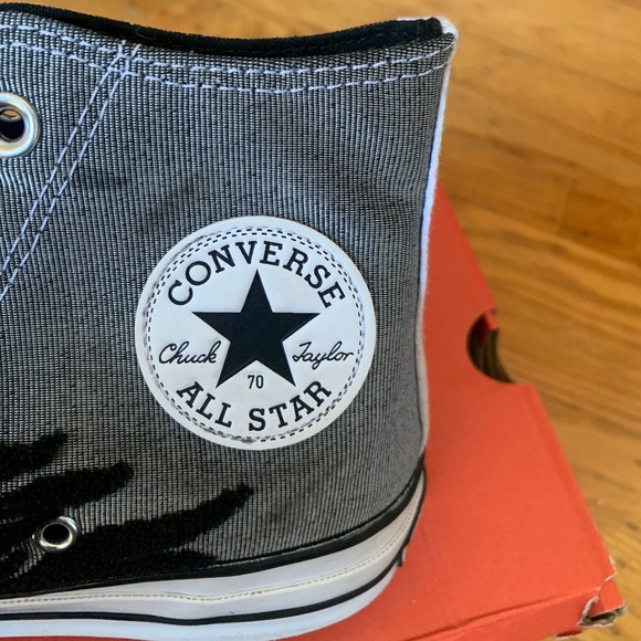 Converse Chuck Taylor Flames UNISEX Black/Grey - Picture 5 of 7